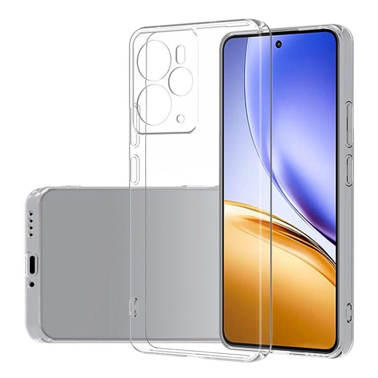 

Для Realme 14T 5G Задняя крышка Ультратонкий Гибкий ТПУ Прозрачный Чехол для телефона A