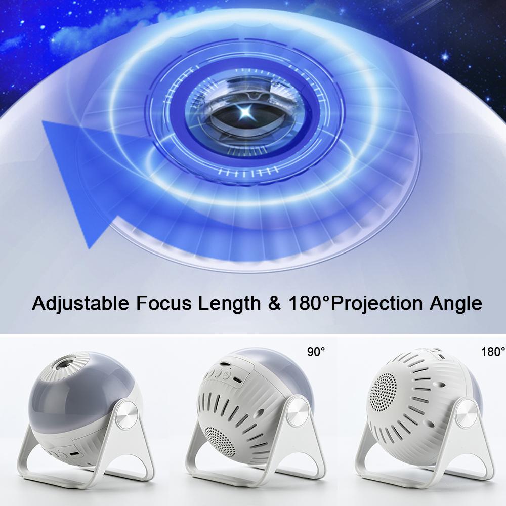 Galaxy Projector Moon lamp-Baby Night Light Star Planetarium Projector 7 In 1 Constellation