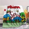 1 Stück Pimpa-Print Flanelldecke, Hohe Qualität, Bequem für alle Jahreszeiten, Heimdekoration, Wärme und Komfort, Perfekt für Weihnachtsgeschenke109