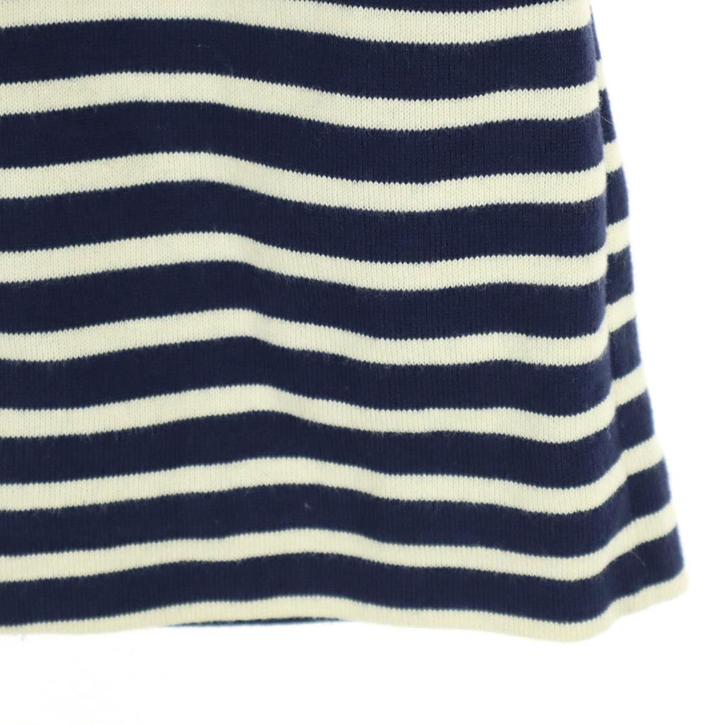 RALPH LAUREN Border Pattern Long sleeve tailored jacket S Navy Women Used