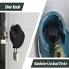 Door Handle Lock Door Knob Lock Out Device Disable The Doorknob/Faucet/Valves Door Knob Child Proof Cover Case Durable