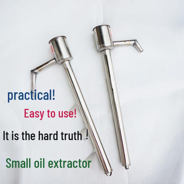 Hand-Cranked Stainless Steel Oil and Water Siphon Pump with 200L Steel Wire Hose