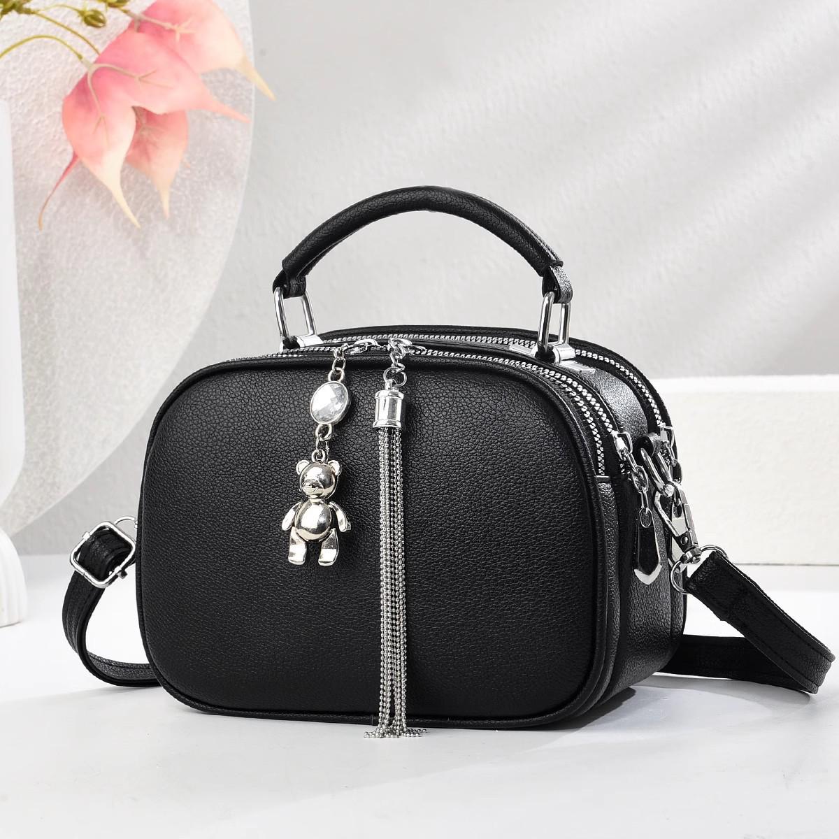 

Trendy Summer 2025 Women s Small Square Crossbody Shoulder Bag чёрный