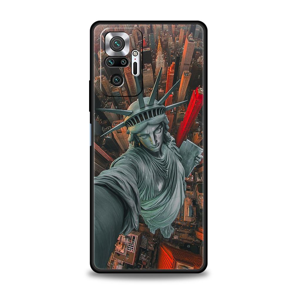 

Чехол для телефона для Redmi 14C 13C 10C Note 14 13 12 10 11 K40 K50 Gaming Pro Plus Мягкий ТПУ Корпус Модный Древнегреческие Статуи Note 10 Pro