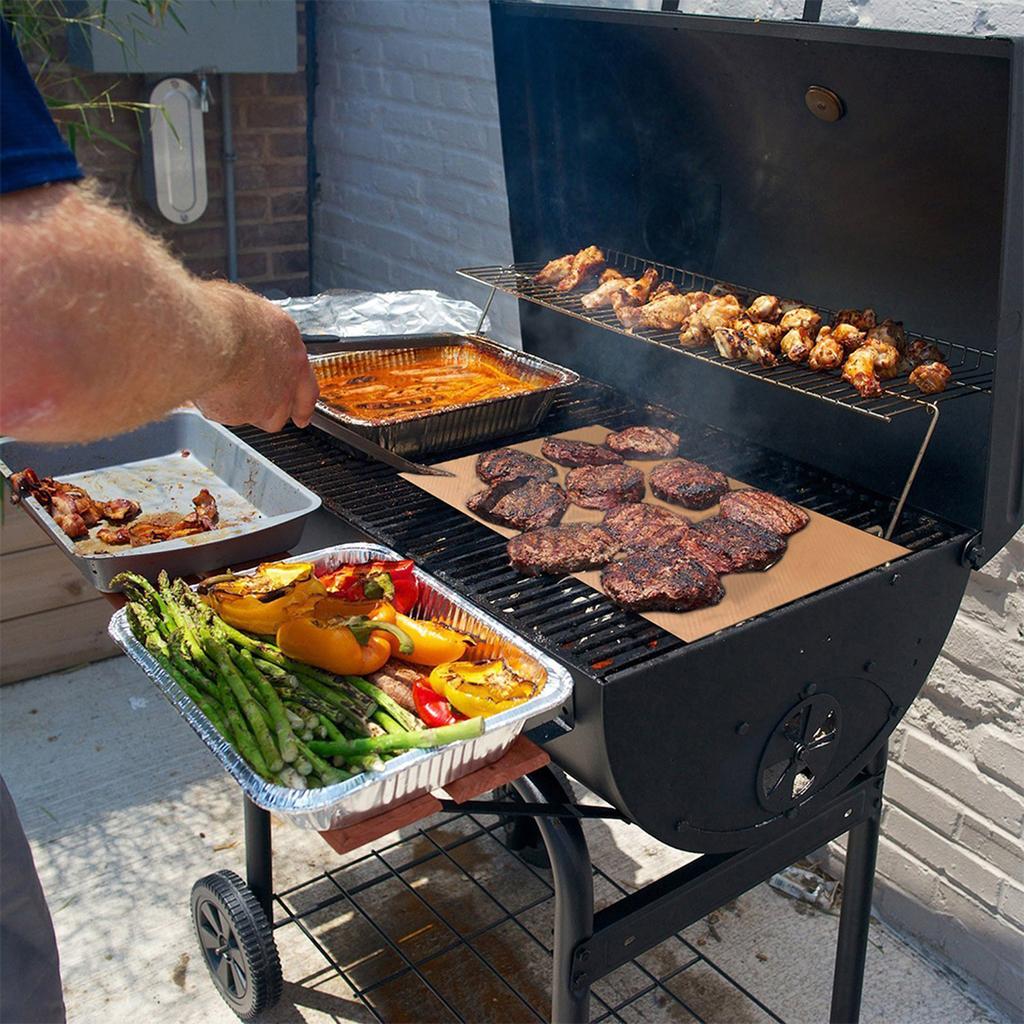 Antihaft-Grillmatte, hochtemperaturbeständige Grillmatte, Glasfaser-Grillmatte, Grillmatte
