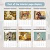 1pc, 2026 Super Large Dog Calendar - Sloppy Dog, 12 different designs, wall calendar, birthday, Christmas, New Year Gift