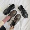 Small Leather Shoes Women's British Style Autumn Four Seasons Japanese Jk Uniform Students Korean Version Flat Single Shoes Tide