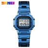 Skmei Women 30M Waterproof Multi-Function Watch Stainless Steel Strap Reloj Digital Mujer ClocK Retro Fashion Digital Watch 1433
