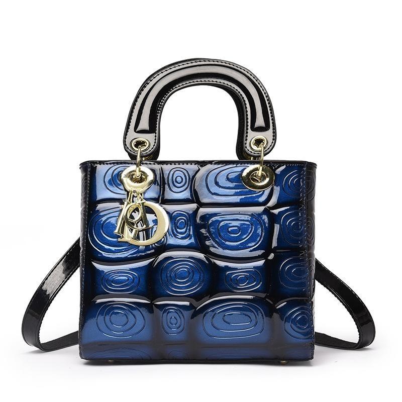 Модная сумочка, высококачественная однолямочная сумка через плечо синий