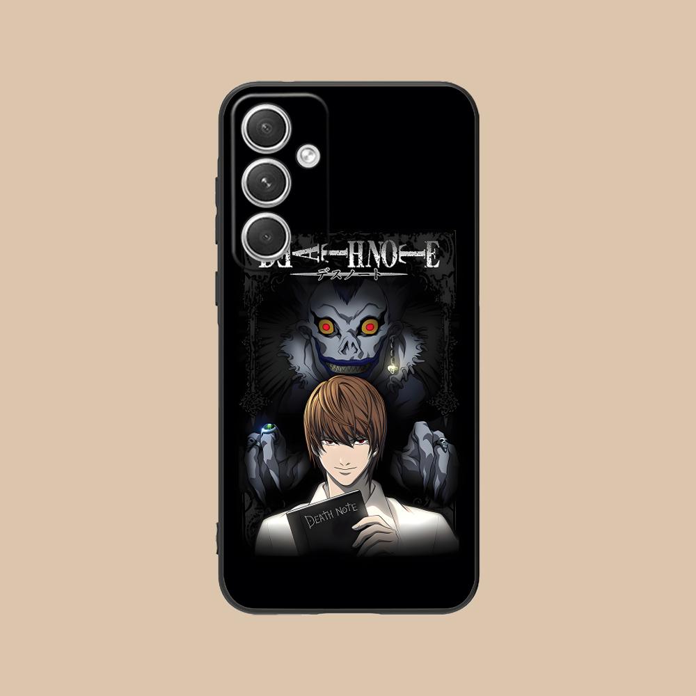 Death Note Kira Light Mobile Phone Case for Samsung Galaxy S26 S25 S24 S23 S22 S21 S20 Note20 Plus FE Ultra Colorful Cover Cover