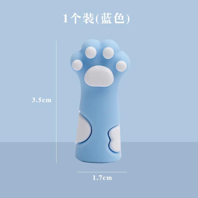 1pc Kawaii Cat Pencil Cap Cartoon Silicone Pen Topper Covers For Kids Cute Pencil Extender Stationery School Supplies