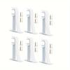 Black Wall-Mounted Curtain Rod Brackets, Durable Sturdy Brackets for Curtain Rods