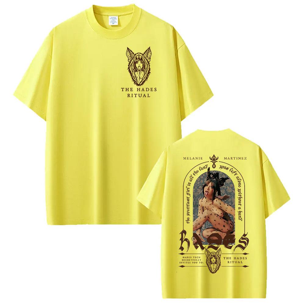 Singer Melanie Martinez Heads Album 2026 Graphic Tshirt UNISEX Women Vintage Harajuku Short Sleeve Cotton Y2K Tshirt Streetwear M