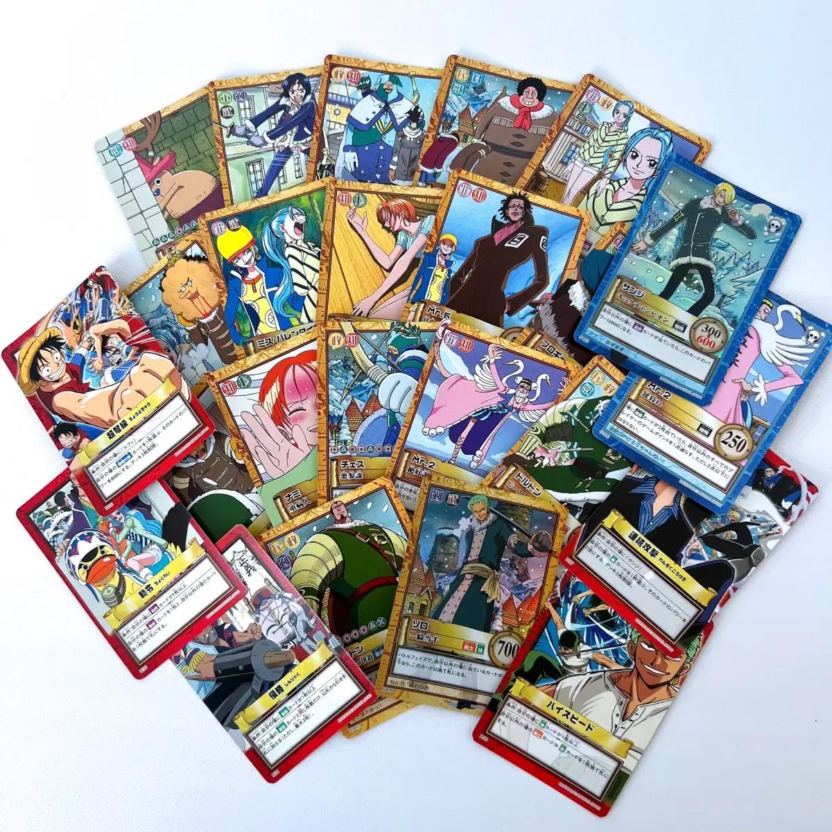 

One Piece Kard Game 24 Card Set Figure Gacha