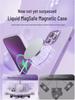 Magnetic Liquid Silicone Protective Case for iPhone 15 Pro Max - Drop-proof, Skin-friendly, with Animation Pop-up Feature