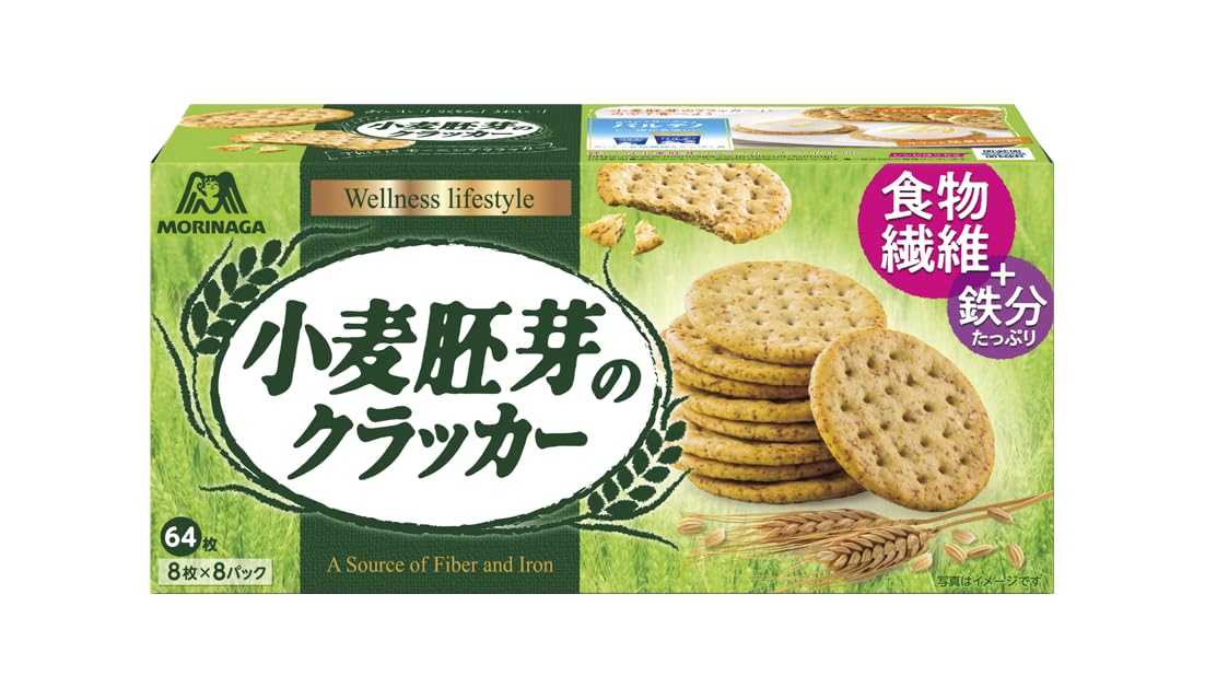 

Morinaga Wheat Germ Crackers 64 pieces x 4 pieces