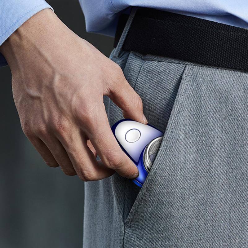 Pocket Size Electric Men Shaver Wet Dry Trimmer Shaving Machine Portable Detachable Washable Head Beard Razors Enduring
