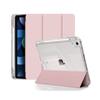 IPad 10th Gen 11-inch Clear Acrylic Case With Pencil Holder 3-Fold Stand Shockproof Sleep/Wake Function