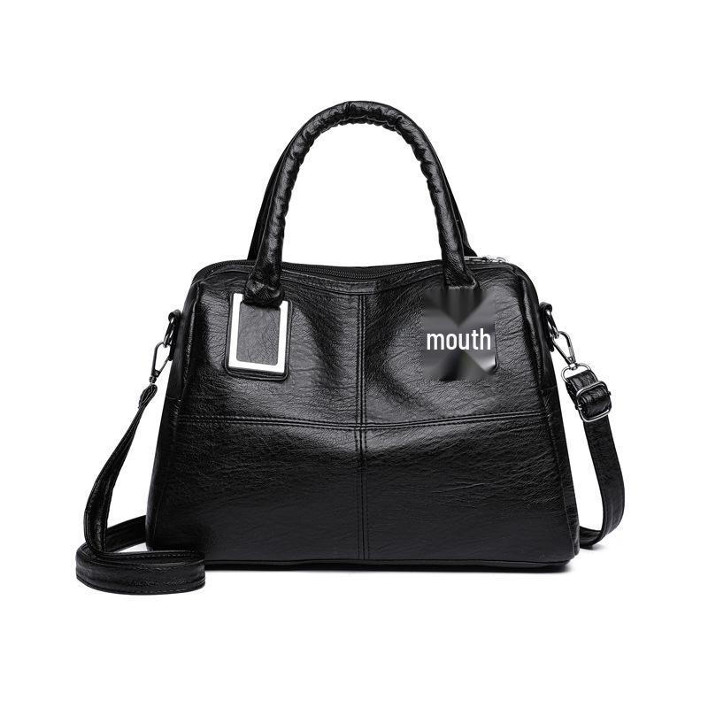 Women's Single-Shoulder Crossbody Bag: 2025 Style, Spacious Soft PU Leather, Mommy & Commuter Handbag.