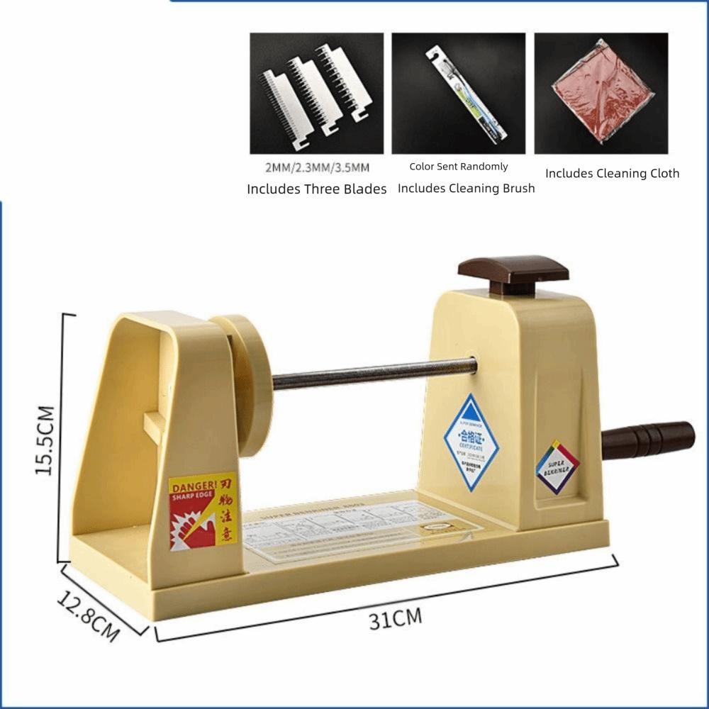 

Hand Crank Vegetable Cutter Stainless Steel Sliced Potato Machine Shredder Fruit Processing бежевый