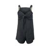 Damen Europäischer Stil Lässig Sommer Rückenfrei Kurz Träger Jumpsuit