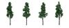 TOMYTEC TOMIX N Gauge Coniferous Trees, Deep Green, Set of 4, Diorama Supplies 8208