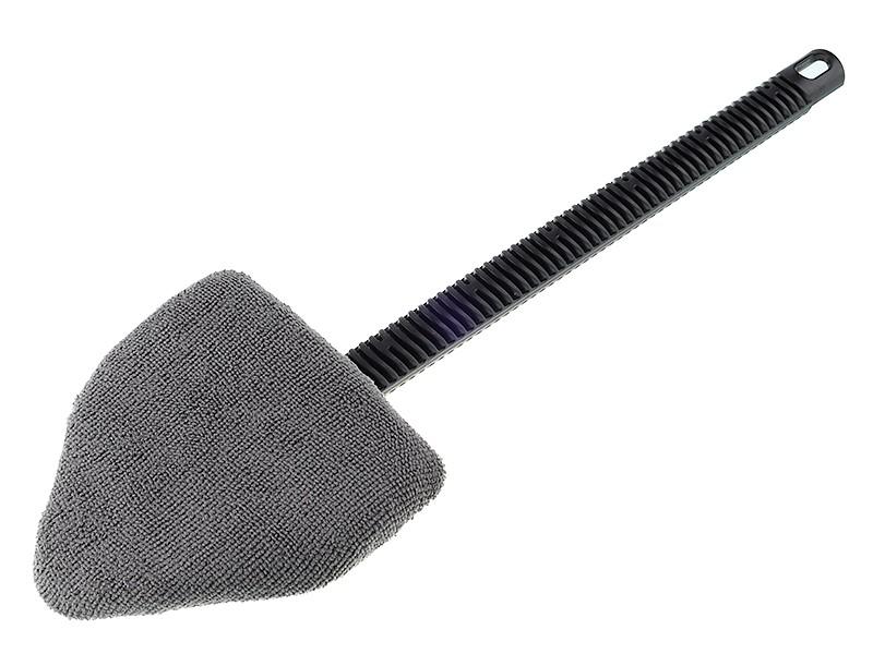 Microfiber Glass Cleaner, Triangular, Handle 38 Cm