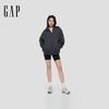 Gap Women's Embossed Logo Fleece Half-Zip Stand-Collar Sweatshirt