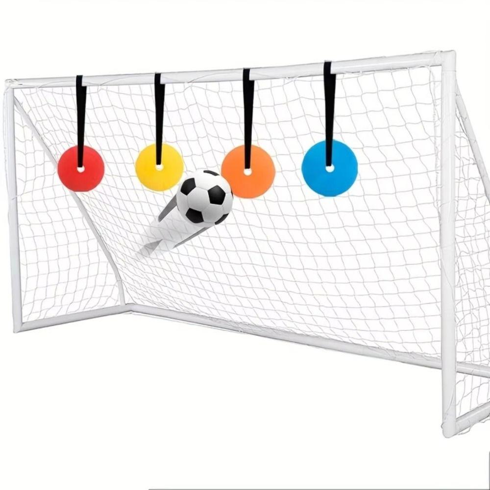 Adjustable Tape Soccer Training Discs Flat Spot Markers TPE Material Soccer Goal Target Professional Colorful
