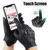 Touch Screen Full Finger Goat Leather Motorcycle Gloves Breathable Racing Glove For Outdoor Cycling Motocross Sports Protection