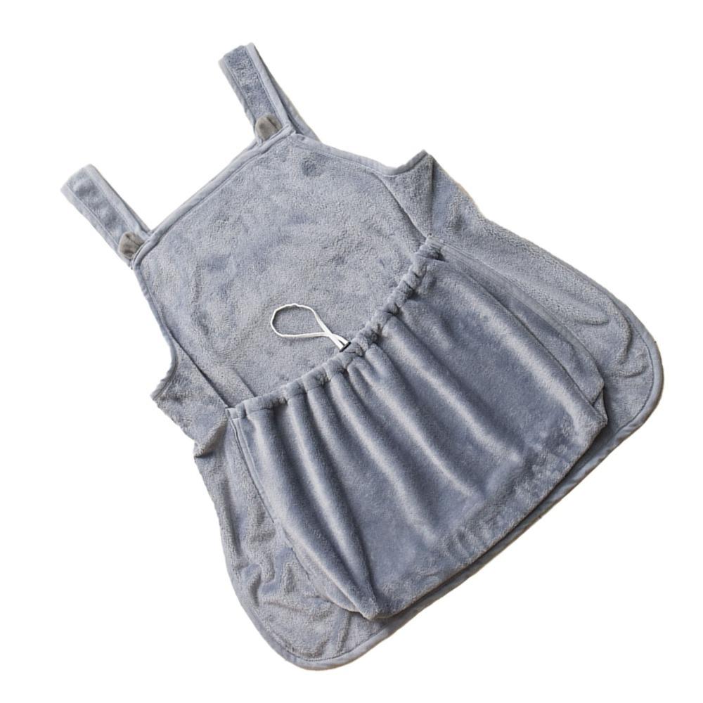 Large Space Plush Pet Sleeping Bag Adjustable Waist Strap Kitten Carrier Apron  for Cat Napping