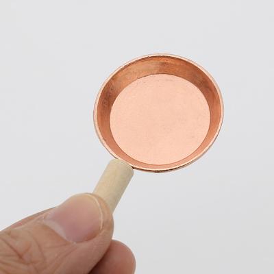 1:12 Puppenhaus Miniatur Bronze Bratpfanne Topf Kessel Kochset