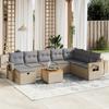 VidaXL Garden Lounge Set with Cushions 9 Pcs, Patio Sofas, Patio Furniture Set, Outdoor Furniture, Mix 3264986