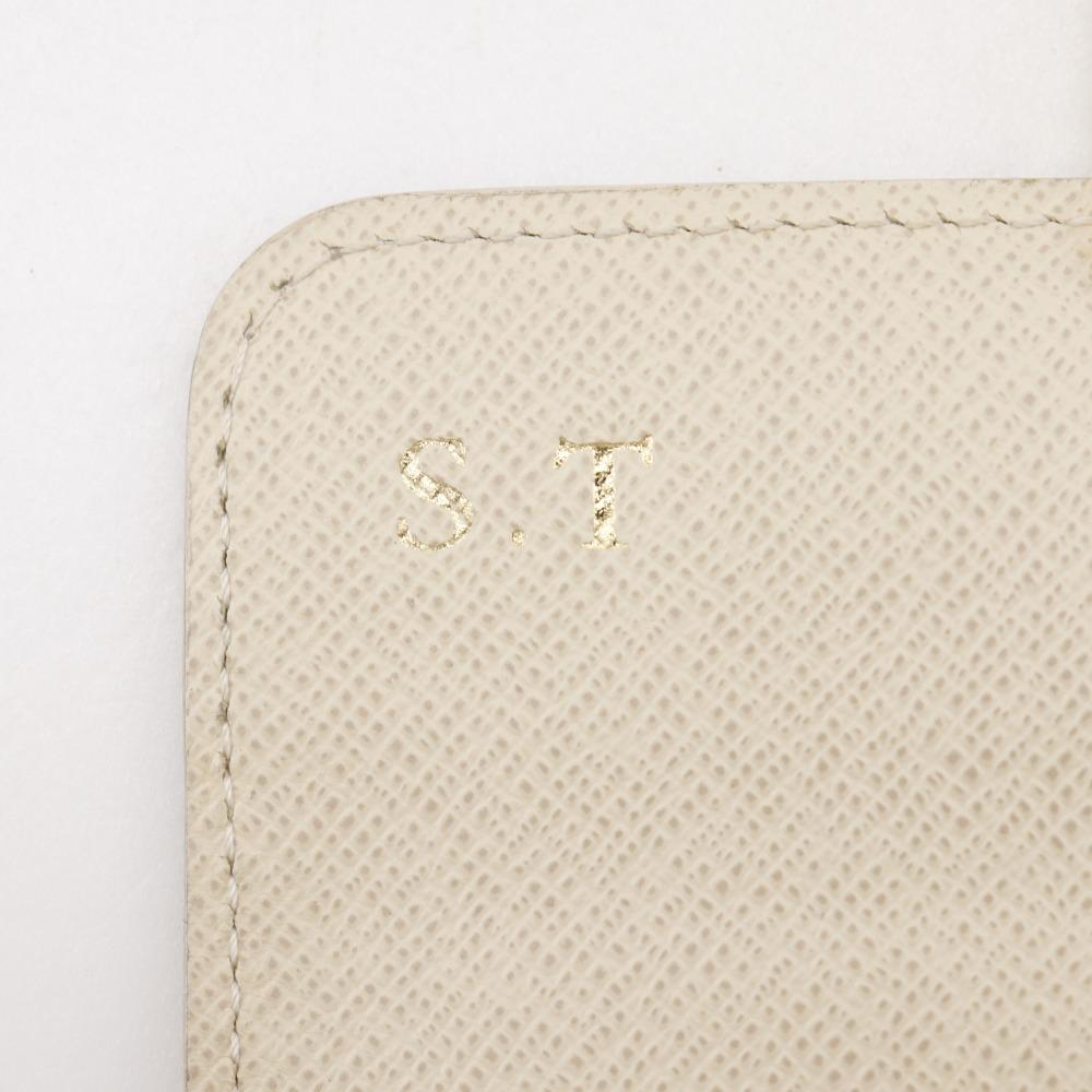 LOUIS VUITTON Portefeiulle Joy Bi-Fold Wallet N60030 Damier Azur Canvas Women Used