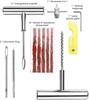 28PCS Universal Vehicle Tools Wheels Tires & Accessories Truck Tire Bicycle Tire Repair Tools Kit-001