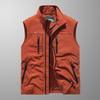 2025 Outdoor Leisure Vest Men's New Multi-Pocket Breathable Outdoor Cargo Jacket Coat High-Quality Design Hiking Fishing Vest