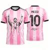 2026 Messi No.10 Football Jersey Fan Commemorative Gift Summer Sports T-Shirt Kid's Clothing Tee Cycling Jersey