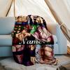 Personalized Custom Name Blanket - JoJo's Bizarre Adventure Print Design,Blanket for Sofa,Bed,Travel,Camping - Soft and Warm, Great Gift