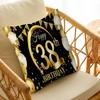 18 21 30 40 50 60 70 80 90th Anniversary Party Cushion Cover Car Throw Pillow Case For Sofa Car Christmas Gift