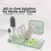 6 in 1 Set Bottle Cleaner Kit Compact Design Baby Bottle Brush Set Bottle Drying Rack  Baby Travel