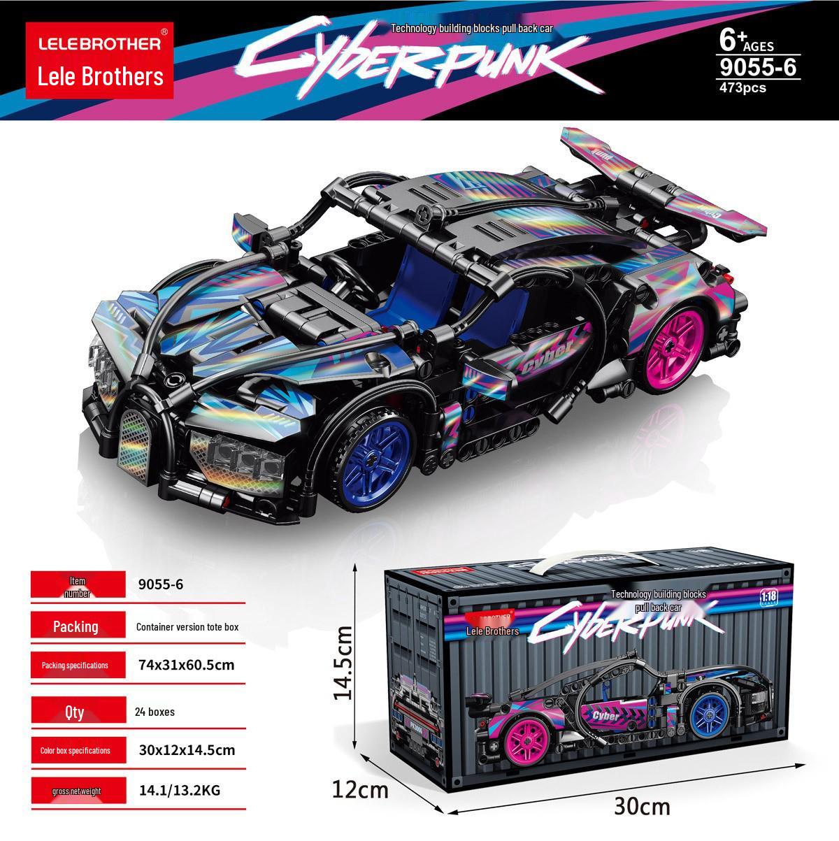 

Черный Бык Розовый Бык Спортивный Автомобиль Конструктор - Совместим с Лего, Развивающая игрушка для детей, Идеально для подарков.