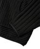 Uallong Rib Knit Hoodie Zip-Up - Black