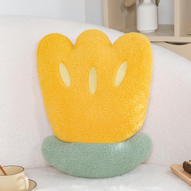 Nordischer Stil Blume Kissen Lächeln Wolke Wurfkissen Tulpe Sonnenblume Plüschtier Kuschel Plüschtiere Mädchenhaftes Zuhause Dekoration Geburtstagsgeschenke