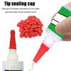 Caulking Tube Caps Reusable Moisture Barrier For Construction Materials Sealing and Preserving Open Caulking Tube