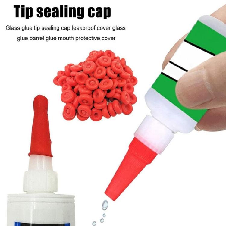 Caulking Tube Caps Reusable Moisture Barrier For Construction Materials Sealing and Preserving Open Caulking Tube