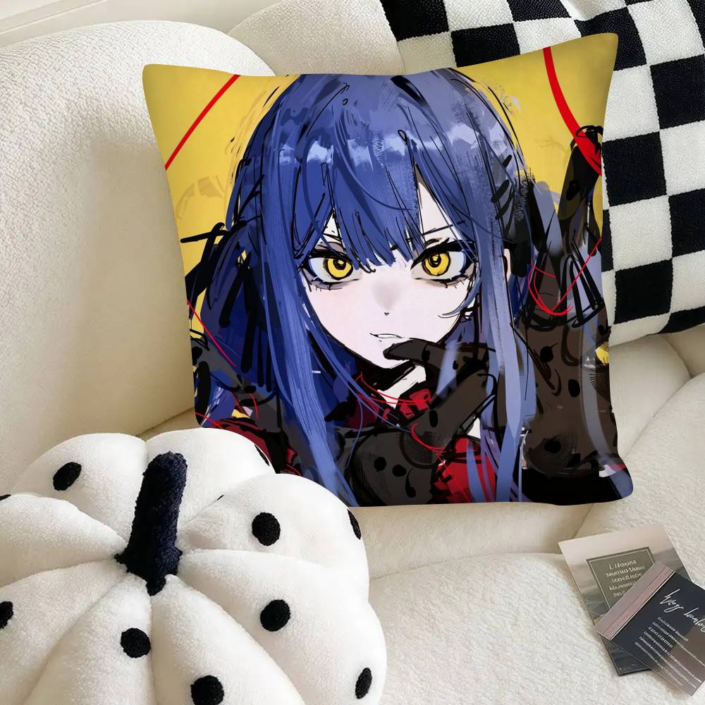 Togawa Sakiko Ave Mujica Band BanG Dream Pillow Case Square Pillow Bedroom Sofa Leisure Comfort Cushion Car Home Decoration
