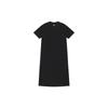 New MLB New York Yankees Basic Collection SS25 Short Sleeved Dress Women's Black 3FOPB0153-50BKS