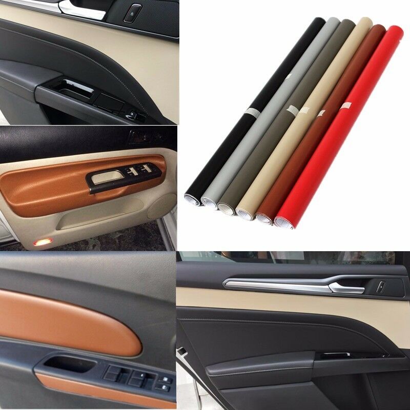 Buy Car Interior Sticker Dashboard Trim Wrap Sheet Leather Film