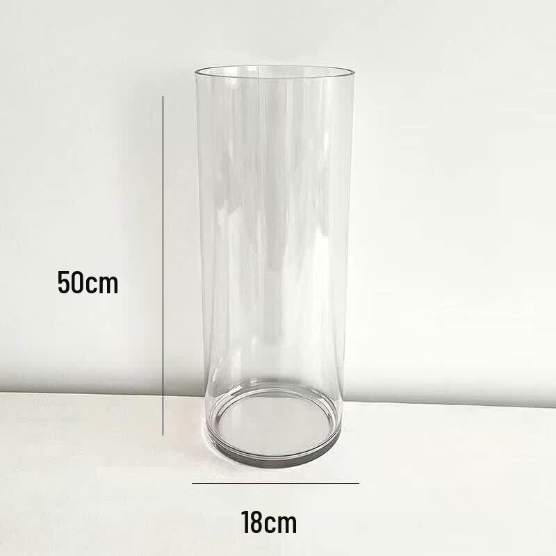 ZISIZ Transparent Anti-Fall Decorative Vase