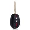 Silicone Car Key Cover Case For Toyota Yaris Corolla Highlander Crown 2 Buttons Remote Skin Protector Shell Keychain Accessories